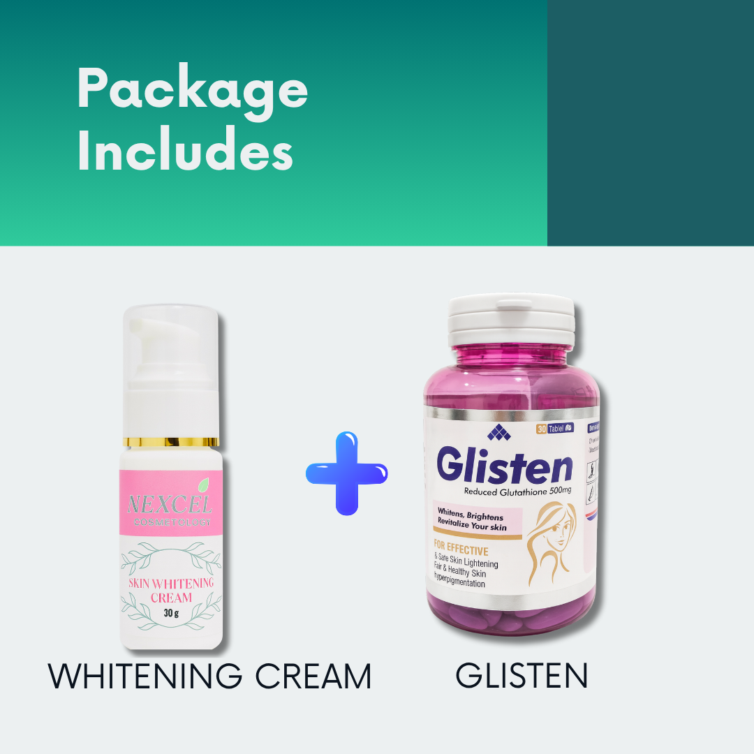 Glisten Jar + Whitening Cream DEAL